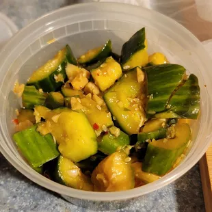 Cold &amp; Spicy Cucumber-
