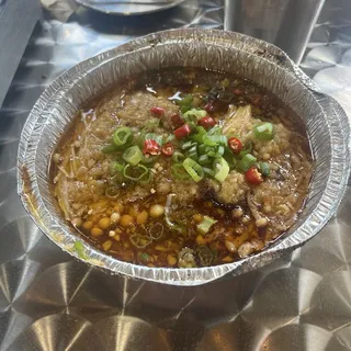 Enoki Mushrooms w.Garlic Sauce-