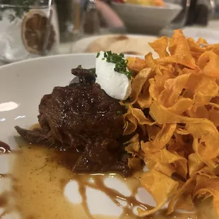 Saffron and Date Braised Lamb