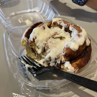 Cinny-cinnamon roll...warm and delicious (sharing is optional)