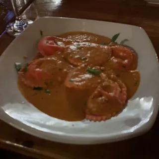 Homemade Lobster Ravioli