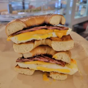 food, bagels, bagel