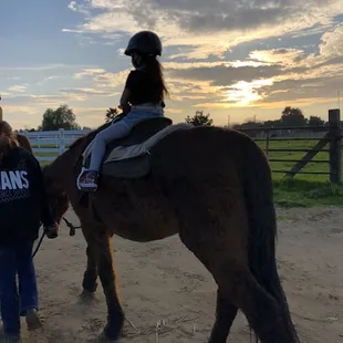 Sunsets at Zia ranch are breathtaking