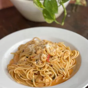 Lobster cream linguine special was sooooo good