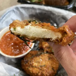 Mozzarella cheese sticks