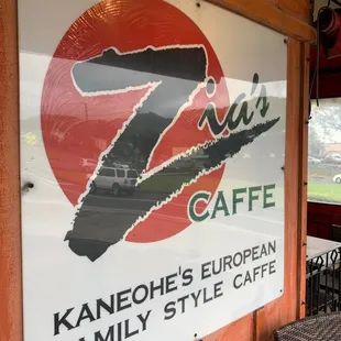 Front sign