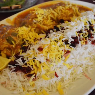 Zereshk Polo with Chicken