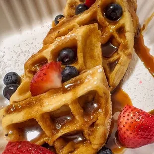 Waffle, also chicken and waffle