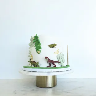 Custom cake. Dinosaur cake. Birthday cake