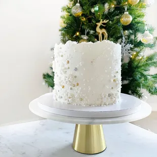 Christmas Cake. Holiday Cake