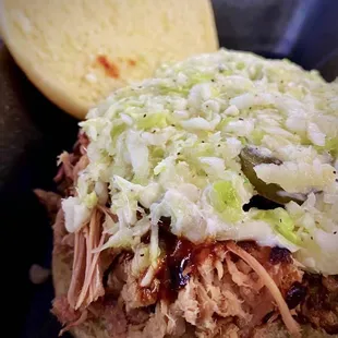 Pulled pork sandwich