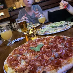 Pepperoni, Sausage and Calabrese Peppers