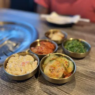 a variety of dishes