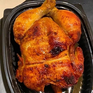 Rotisserie chicken perfection.