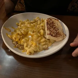 Chorizo Mac 'n Cheese bowl.