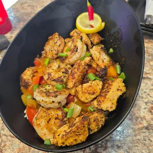 Shrimp and chicken Jambalaya