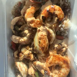 Shrimp Rice Bowl
