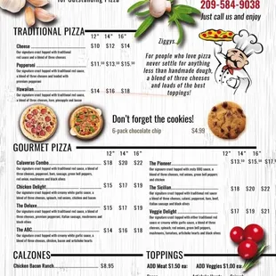 New menu 2022