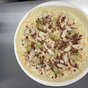 Artichoke, bacon and chicken
