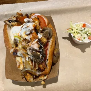 Chicken Sandwich. Looks much tastier than it actually was.