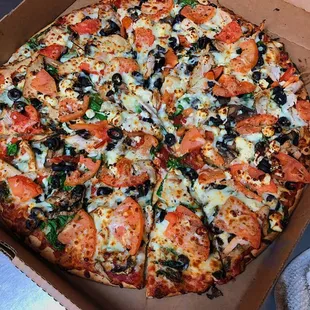 pizza, food