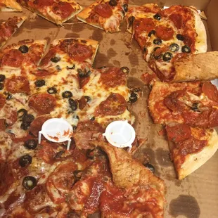 pizza, food