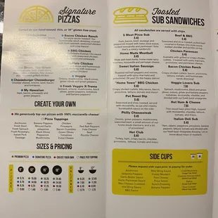 Pizza and Subs
