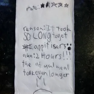 My 9 year old son gave it 1 1/2 stars.