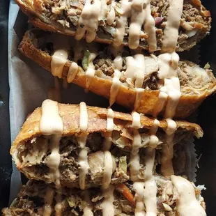 Jerk egg rolls