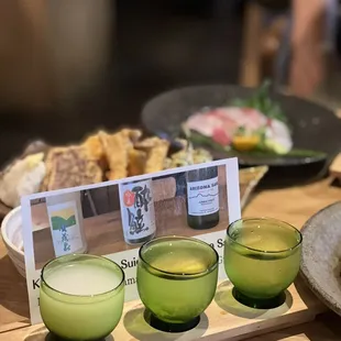 Sake flight