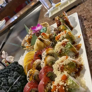 sushi and sashimi, food, sashimi, sushi
