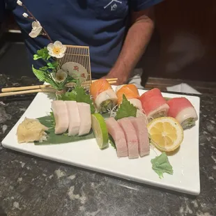 food, sushi, sashimi, sushi and sashimi