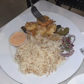 Shrimp Kabob Entree
