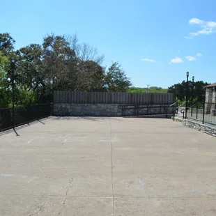 View of the patio facing south.