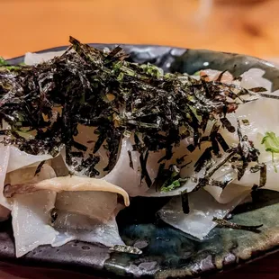 a plate of food on a table