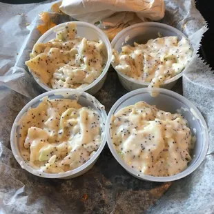 The unwanted coleslaw.