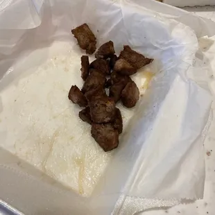 They call these Steak Bits! Look like dog treats to me!! I would suggest pass on these!