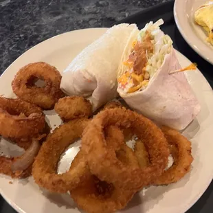 Wrap &amp; Onion Rings