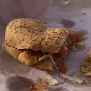 Fried Shrimp Sandwich