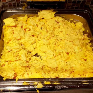 Breakfast Buffet. Scrambled Egg.