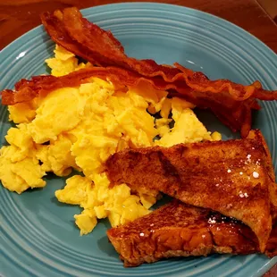 Breakfast Buffet. Ian's plate.