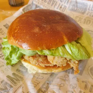 Crispy Shrimp Sandwich