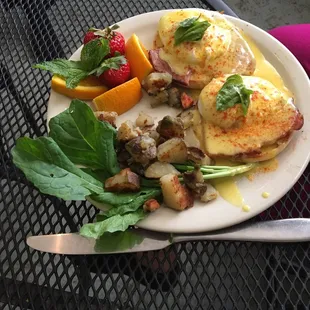 Eggs Benedict. The sauce- amazing!