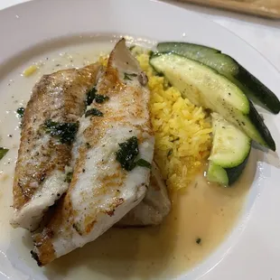 The Wolf Fish special! It was delicious, I ate every bite!! I love this place.