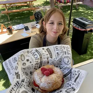Strawberry Nutella Croissant