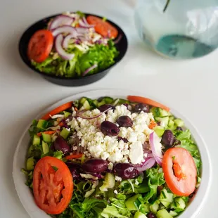 salads, food