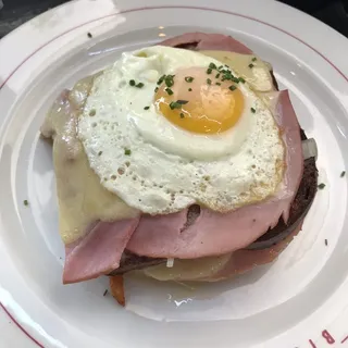 Croque Monsieur, Toasted Brioche, French Ham