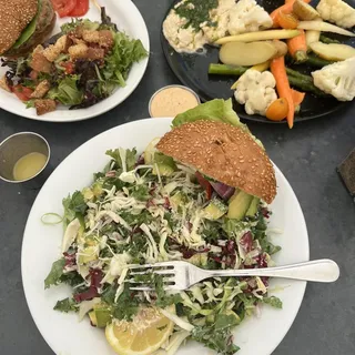 Citrus Veggies & Hummus Plate
