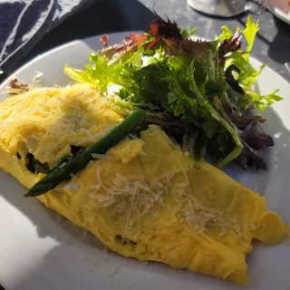 Asparagus & Mushroom Omelet