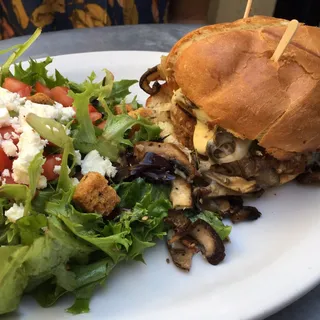 Mushroom Dijon Burger